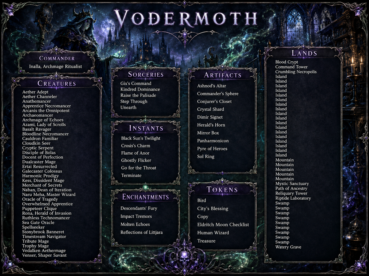 Voldemort’s Legion Commander Deck – 107+ Cards | MTGCard