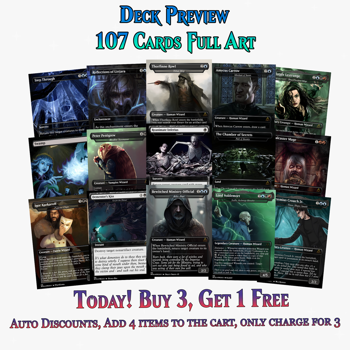 Voldemort’s Legion Commander Deck – 107+ Cards | MTGCard