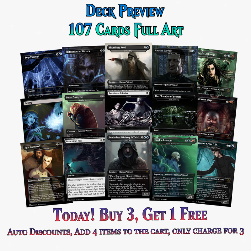 Voldemort’s Legion Commander Deck – 107+ Cards | MTGCard