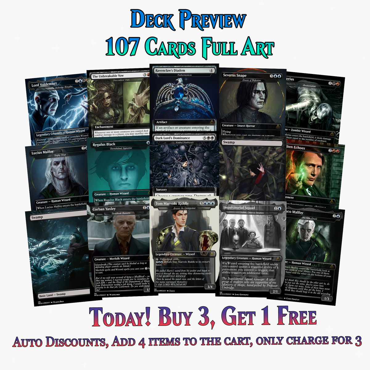 Voldemort’s Legion Commander Deck – 107+ Cards | MTGCard