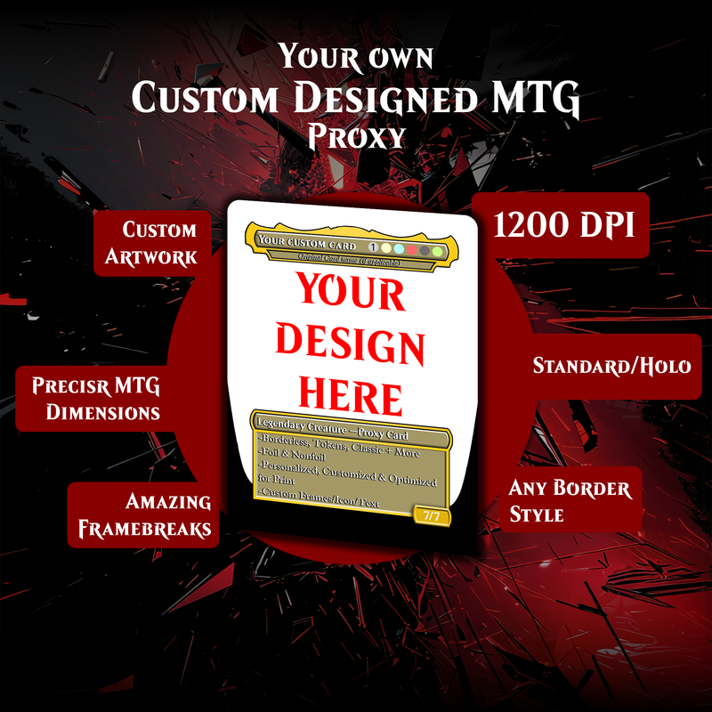 Custom Commander Deck | 120 Limited Cards + 10 Bonus Lands + Storage Box | ProTCG