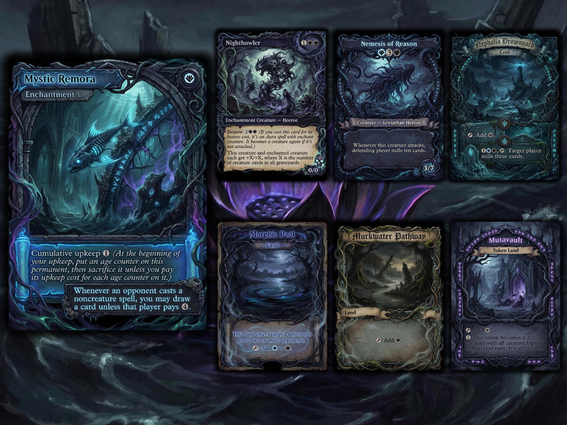 Captain N'ghathrod Horror Tribal Commander Deck | 100 Cards
