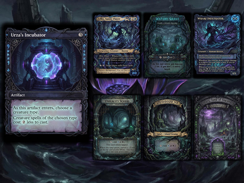 Captain N'ghathrod Horror Tribal Commander Deck | 100 Cards | ProTCG