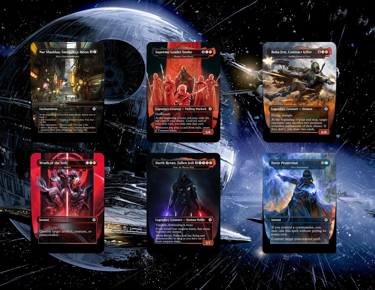 Star Wars Rise of the Sith Proxy Commander Deck | 100 Cards | ProTCG