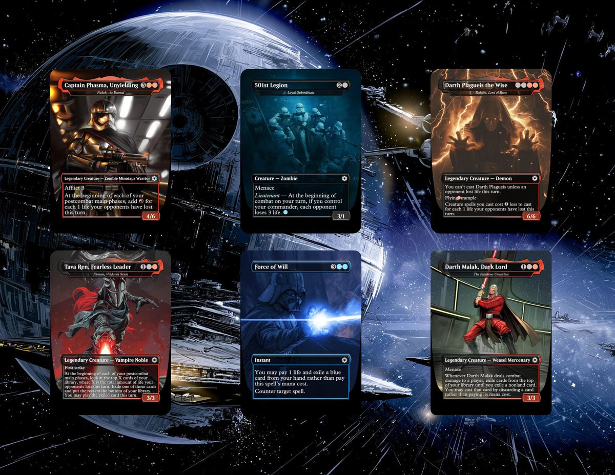 Star Wars Rise of the Sith Proxy Commander Deck | 100 Cards | ProTCG