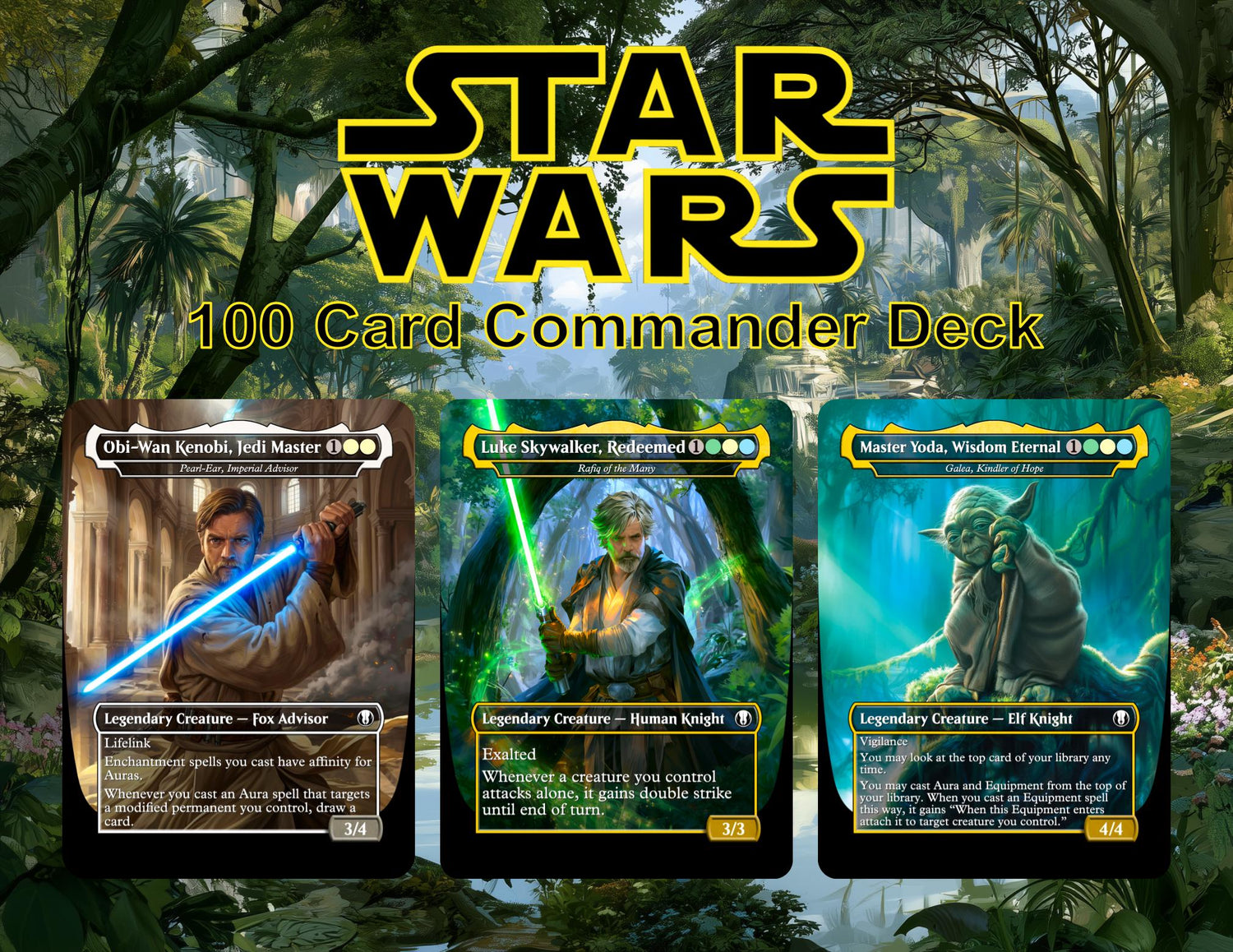JEDI AWAKENED – STAR WARS-THEMED COMMANDER DECK | 100-PIECE | ProTCG