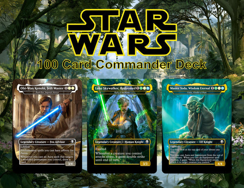 JEDI AWAKENED – STAR WARS-THEMED COMMANDER DECK | 100-PIECE | ProTCG