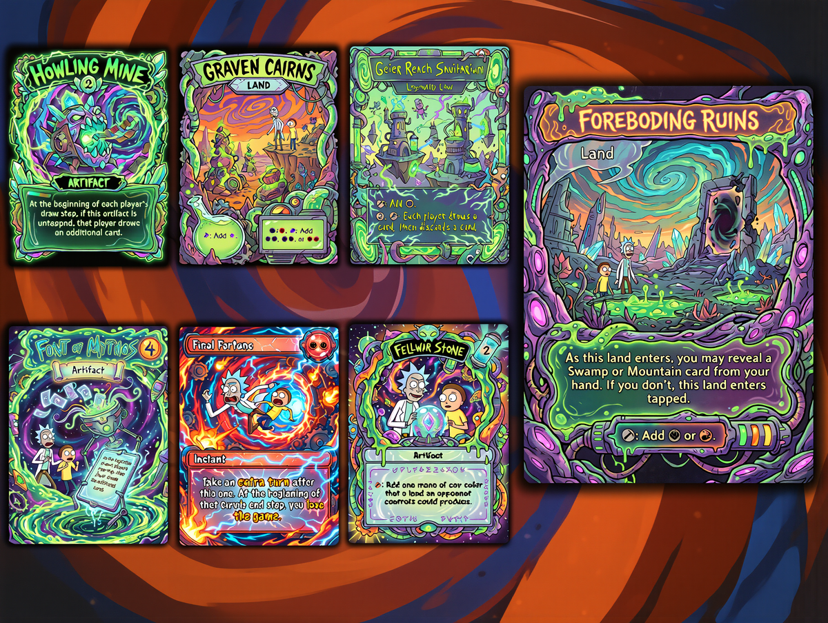 Nekusar, the Mindrazer – Ric.k & Mor.ty Commander Proxy Deck | 100 Cards | ProTCG