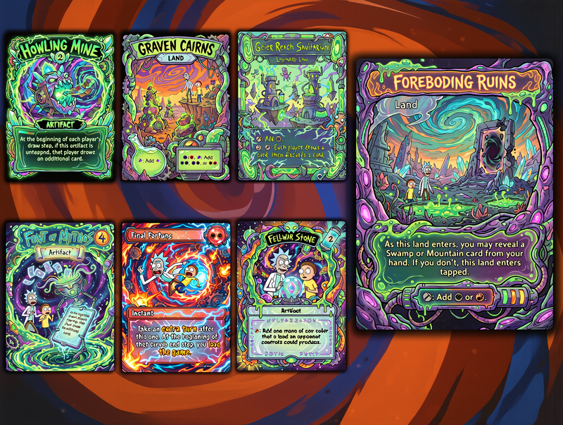 Nekusar, the Mindrazer – Ric.k & Mor.ty Commander Proxy Deck | 100 Cards | ProTCG