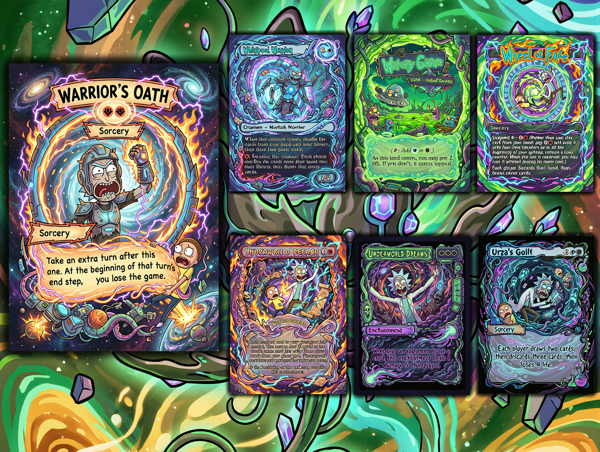 Nekusar, the Mindrazer – Ric.k & Mor.ty Commander Proxy Deck | 100 Cards | ProTCG