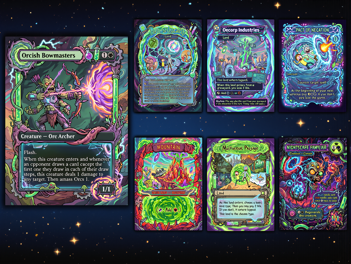 Nekusar, the Mindrazer – Ric.k & Mor.ty Commander Proxy Deck | 100 Cards | ProTCG