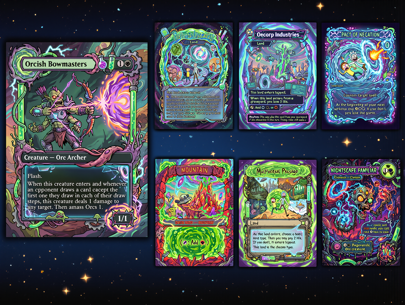 Nekusar, the Mindrazer – Ric.k & Mor.ty Commander Proxy Deck | 100 Cards | ProTCG