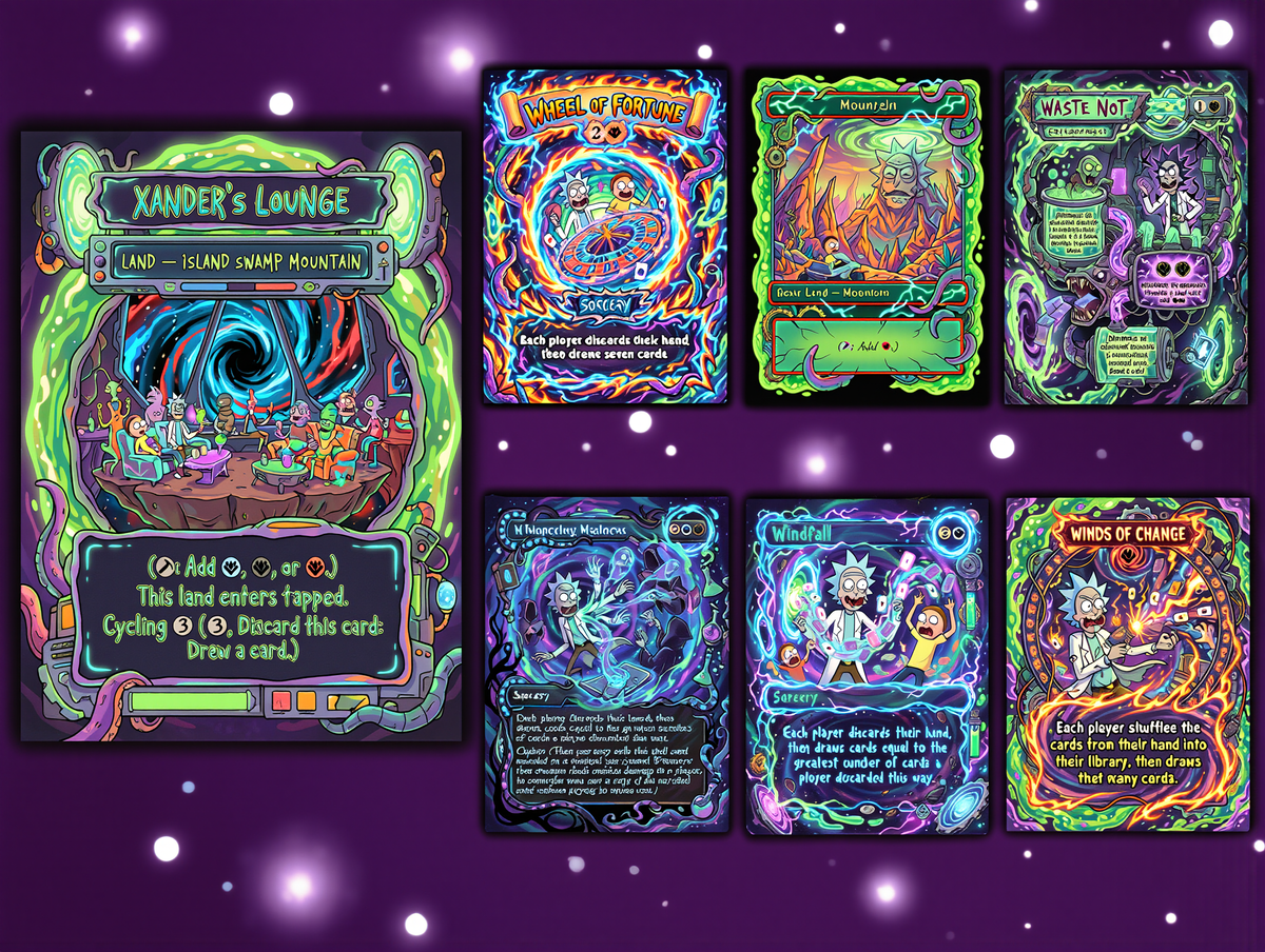 Nekusar, the Mindrazer – Ric.k & Mor.ty Commander Proxy Deck | 100 Cards | ProTCG