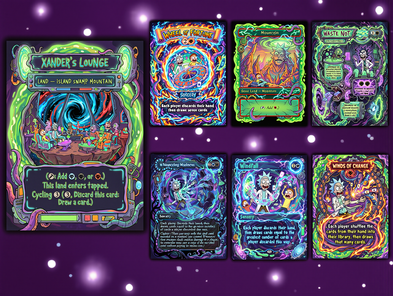 Nekusar, the Mindrazer – Ric.k & Mor.ty Commander Proxy Deck | 100 Cards | ProTCG