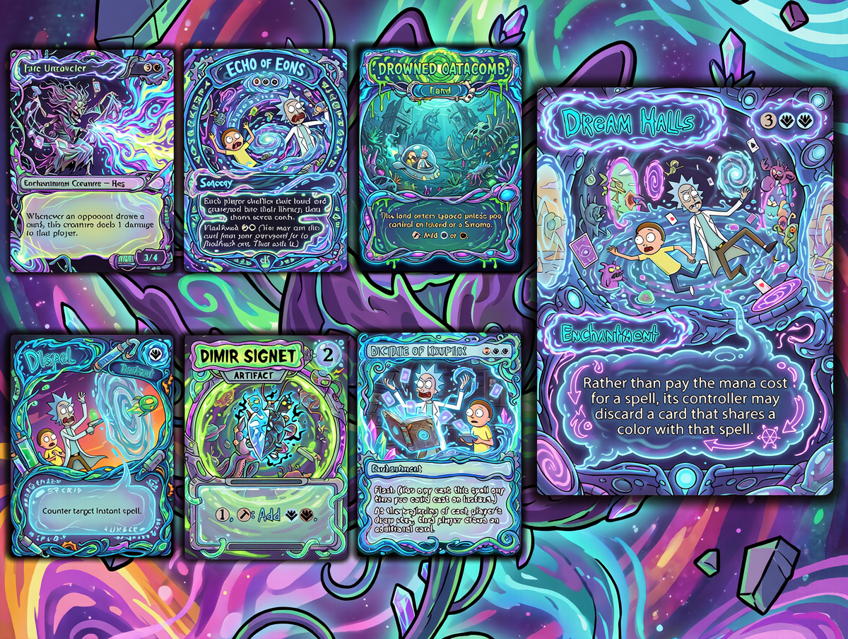Nekusar, the Mindrazer – Ric.k & Mor.ty Commander Proxy Deck | 100 Cards | ProTCG