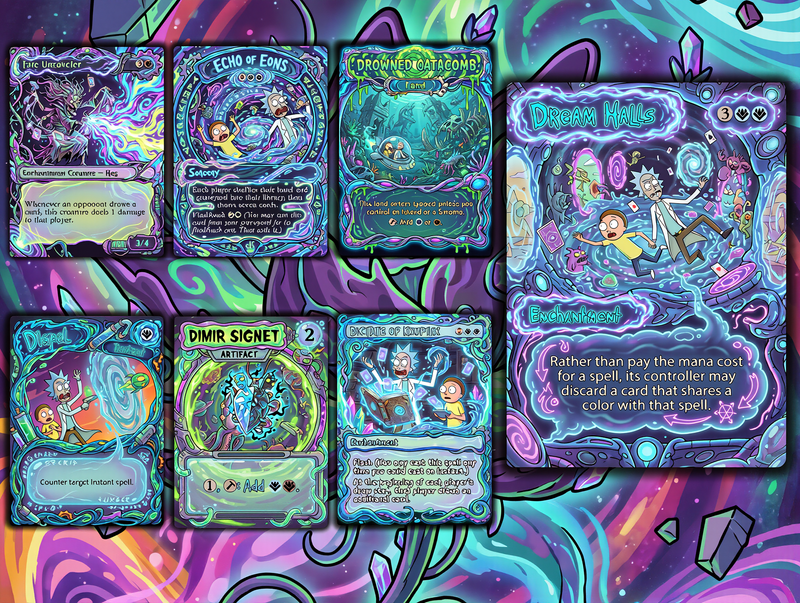 Nekusar, the Mindrazer – Ric.k & Mor.ty Commander Proxy Deck | 100 Cards | ProTCG