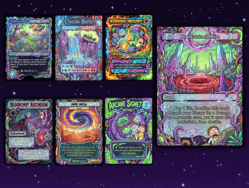 Nekusar, the Mindrazer – Ric.k & Mor.ty Commander Proxy Deck | 100 Cards | ProTCG