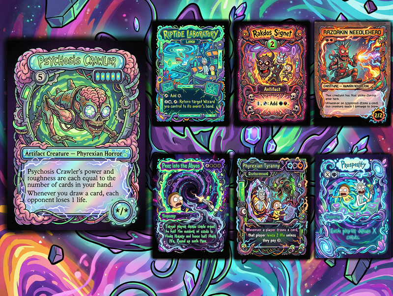 Nekusar, the Mindrazer – Ric.k & Mor.ty Commander Proxy Deck | 100 Cards | ProTCG