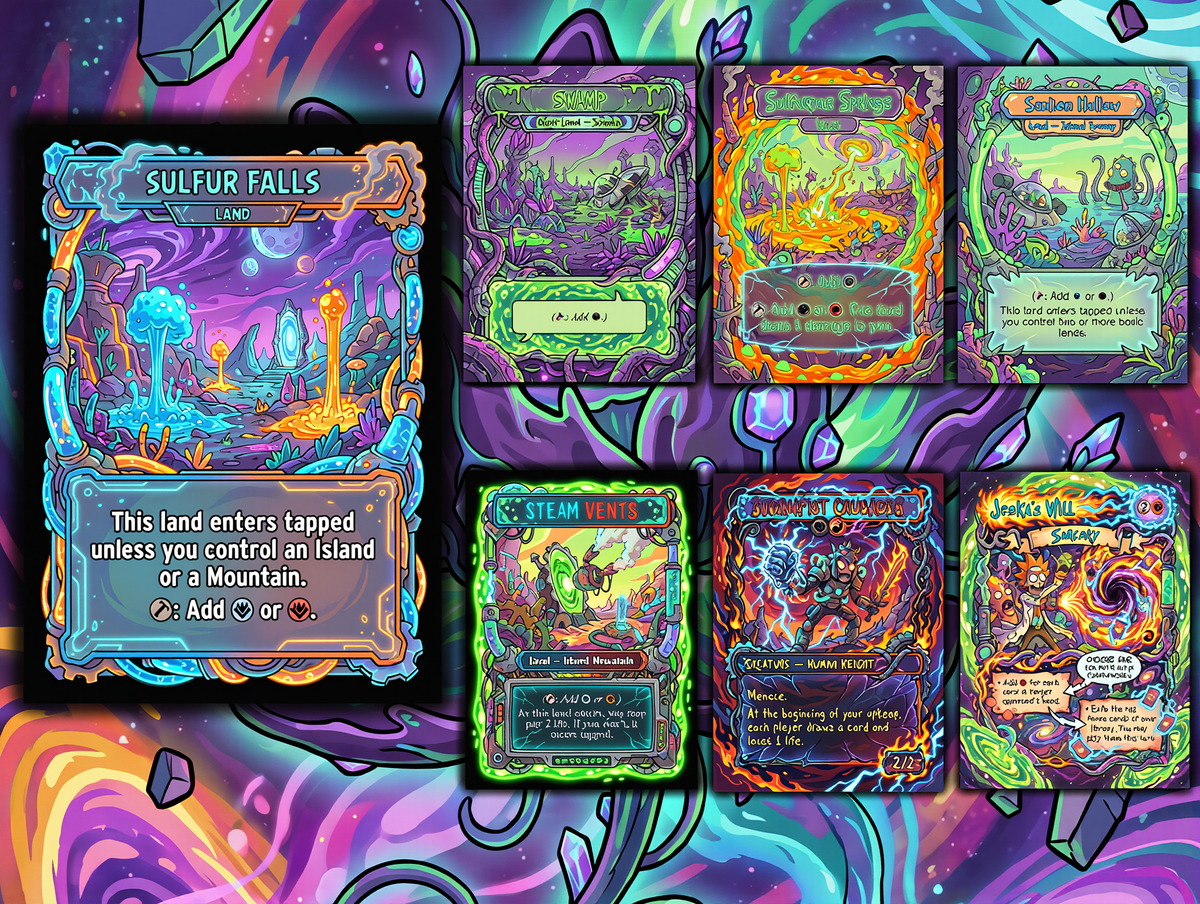 Nekusar, the Mindrazer – Ric.k & Mor.ty Commander Proxy Deck | 100 Cards | ProTCG