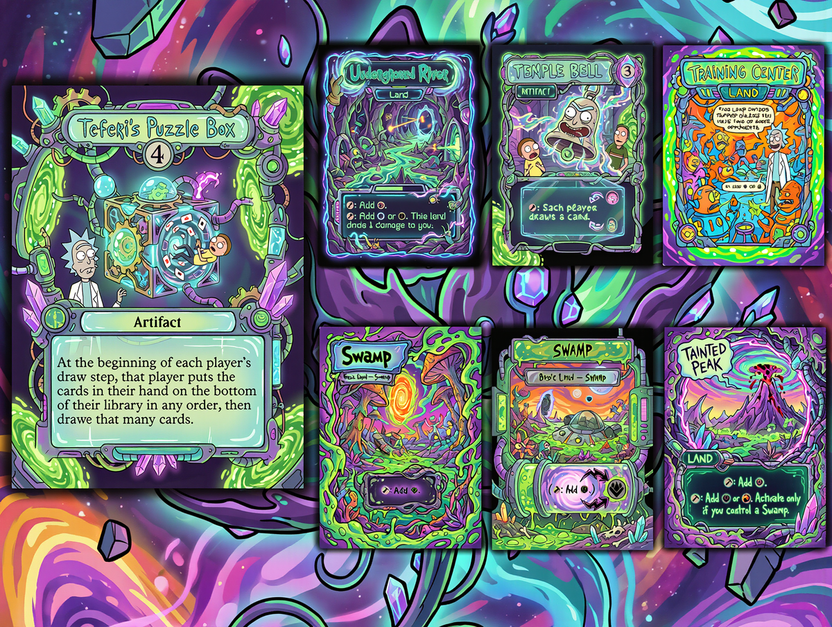 Nekusar, the Mindrazer – Ric.k & Mor.ty Commander Proxy Deck | 100 Cards | ProTCG