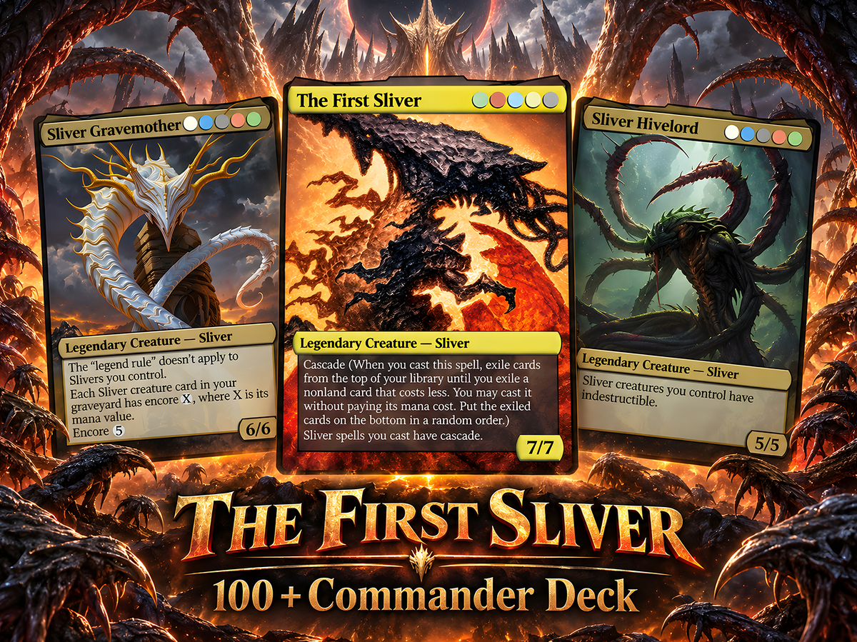 The First Sliver Custom Commander Deck | 115+ Cards | MTGCard — LK-42 — image 1
