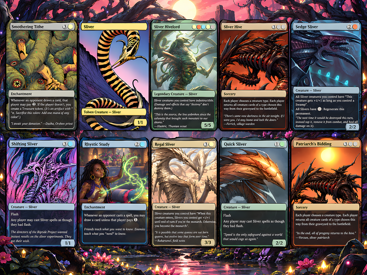 The First Sliver Custom Commander Deck | 115+ Cards | MTGCard — LK-42 — image 2