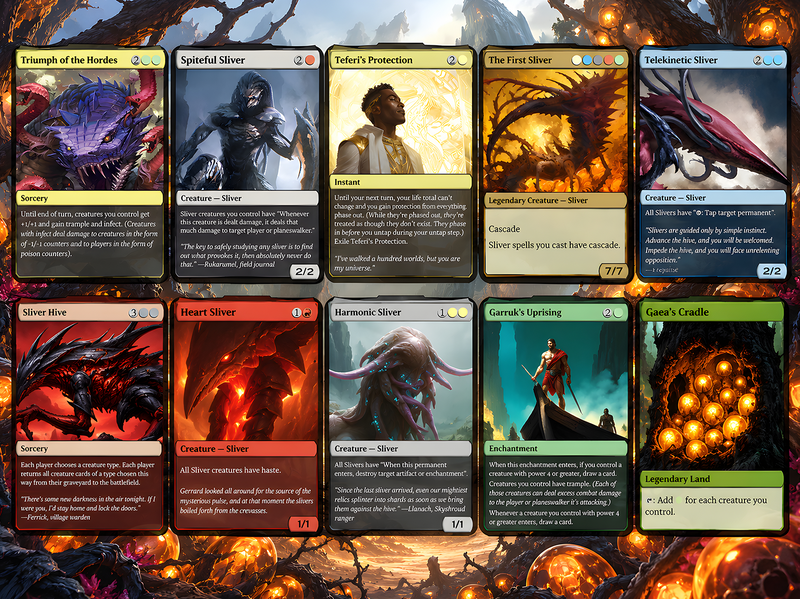 The First Sliver Custom Commander Deck | 115+ Cards | MTGCard — LK-42 — image 3